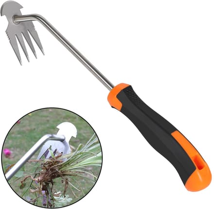 Weed Puller, Portable Garden Tools, 2024 New Manganese Steel Weed Puller, for Hand Weed for Vegetable Gardening, Backyard, Farm Planting and Uprooting Weeding Tools