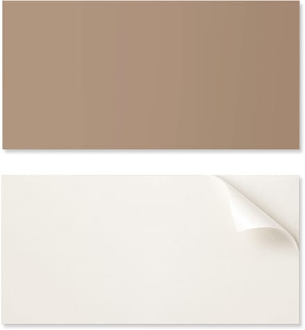 Zelfklevende vinyl wandtegels lichtbruin 6x60x30 cm