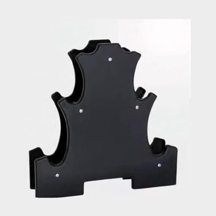 Halterrek - Halteropberger - Thuis sporten - Compact A-frame - 3-traps - Zwart