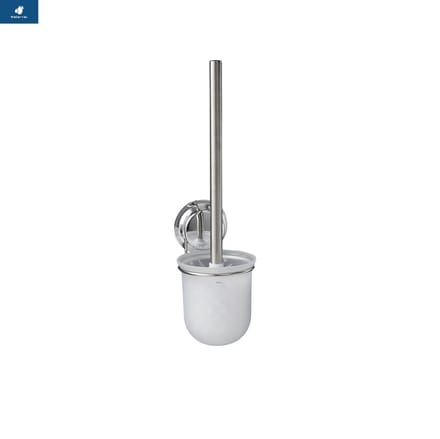 Waterval Wc-Borstel Hangend Zuignap RVS – Toiletborstel met Zuignaphouder – RVS Design - Optimale Hygiëne