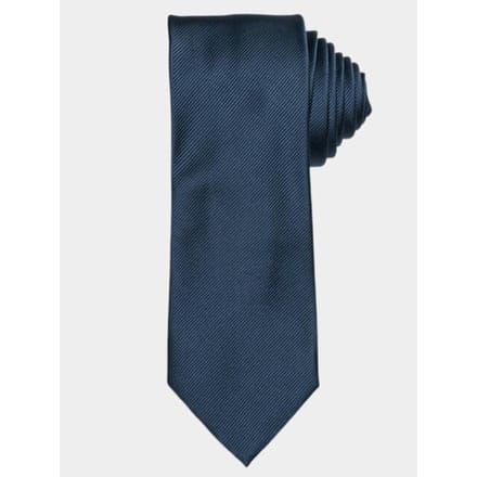 Profuomo stropdas - zijde - jeansblauw