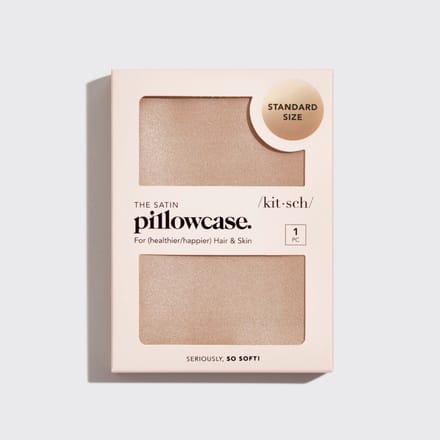 Kitsch Satin Pillowcase - Champagne - Satijnen Kussensloop - Haar- & Huidvriendelijk - Luxe Slaapcomfort