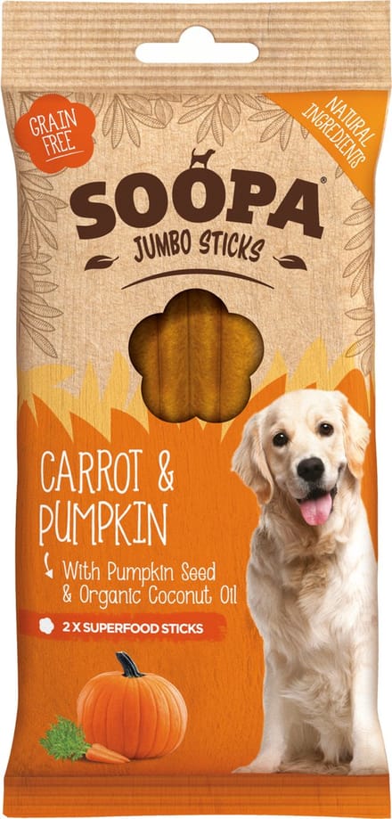 Soopa - Pompoen & Wortel Jumbo Stick - 170g