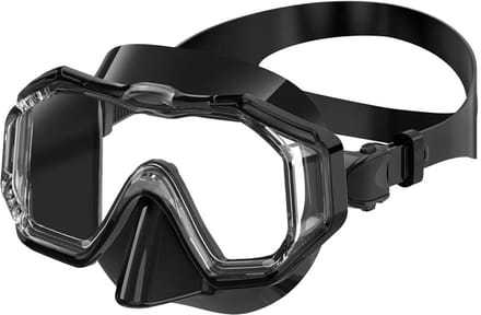Duikmasker anti-condens duikmasker is geschikt voor zwemmers.