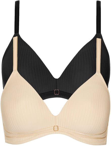 2-pack cup BH zonder beugel Laura