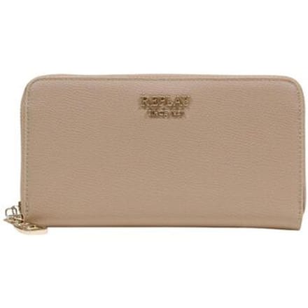 REPLAY portemonnee Zip Around Wallet Tannin beige