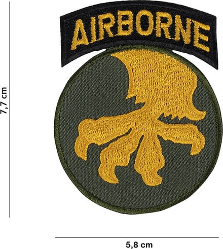 Embleem stof 17th Airborne Division #17066
