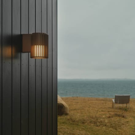 Nordlux Buitenwandlamp Aludra Seaside, aluminium, bruin metallic
