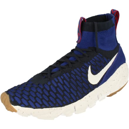 Nike Air Footscape Magista Flyknit Heren Blauwe Sneakers