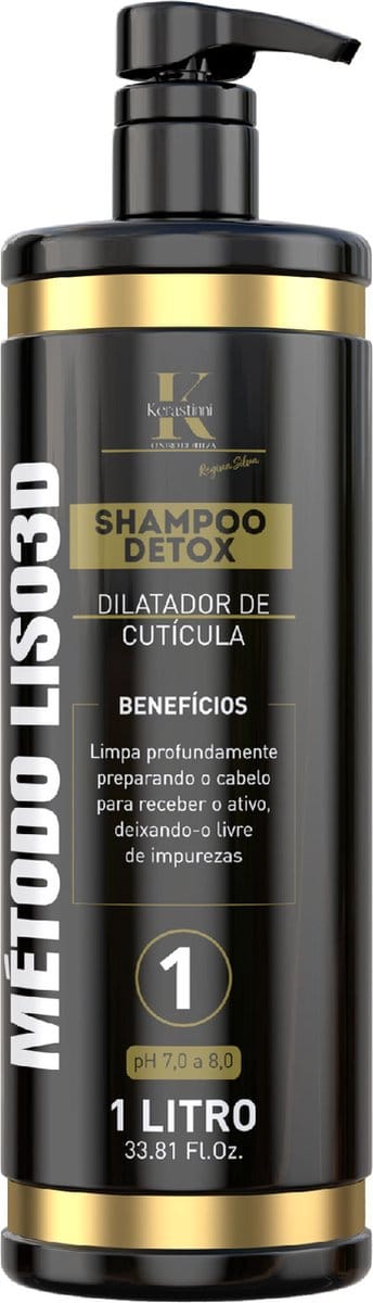 Kerastinni | Liso 3D Detox Shampoo | 1000ml / 33.81 fl.oz.