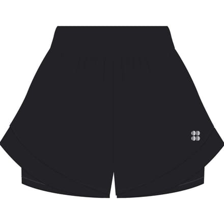 Sweaty Betty Tempo Run Shorts ZWART - Maat S