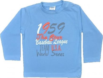 Dirkje jongens shirt TEAM USA blauw