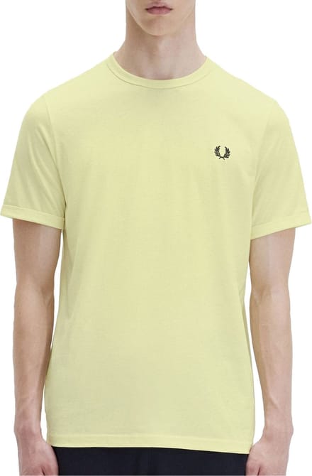 Fred Perry M3519 Ringer T-Shirt Wax Yellow