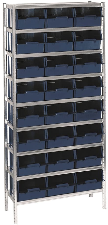 Raaco Rek met 25x bak 8-2000 galva/bl 24-31