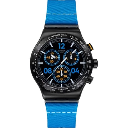 Swatch Irony - Chrono New YVB100 Moments in Blue Horloge