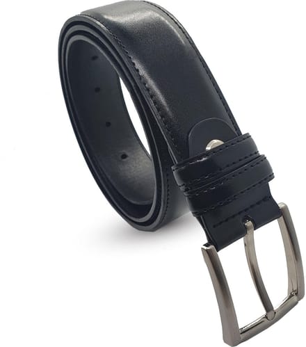 Heren Riem – 35 mm breed - Broekriem Leer - Gestikt