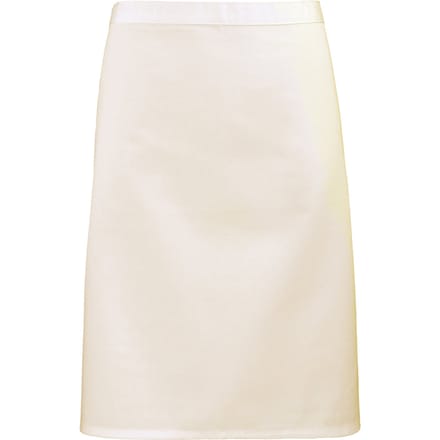Premier Dames/Dames Mid-Length Apron (Pakket van 2) (Natuurlijk)