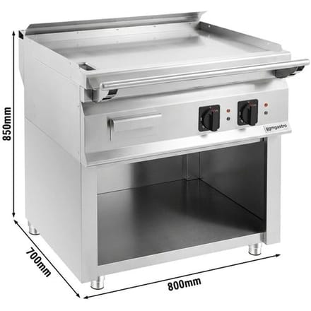 GGM Gastro Elektro Teppanyaki Bratplatte - 9 kW - inkl. Unterbau