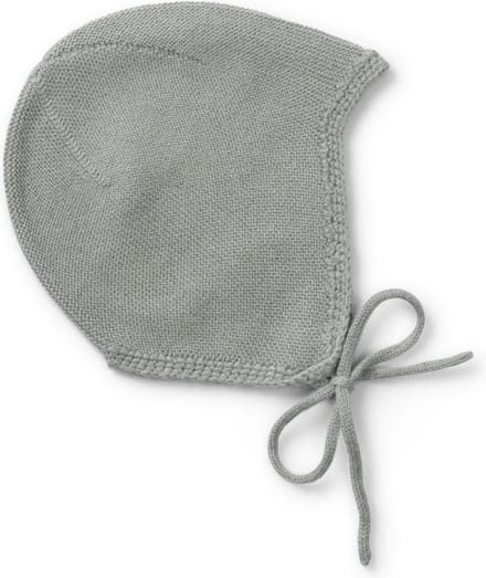 Elodie Babymuts met wol - Muts - Muts baby - 6-12 md - Mineral Green