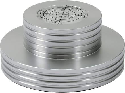 Stabilizer voor platenspeler met libel - 300 g aluminium gewichtsaccessoire