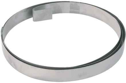 RVS klemband, per meter