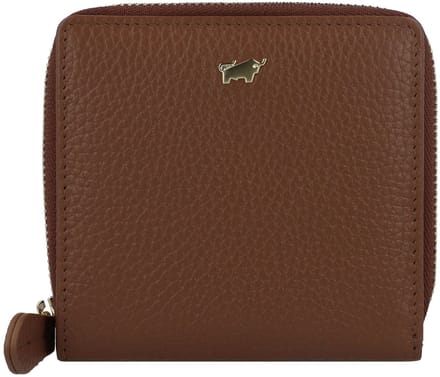 Braun Büffel Asti Portemonnee RFID-bescherming Leder 10 cm - Dames - Horizontaal - saddle brown