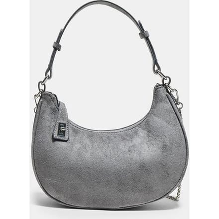 Stradivarius Schoudertas met ketting  Donkergrijs OS