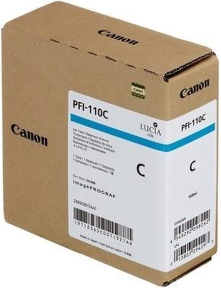 Canon PFI-110C inktcartridge Origineel Cyaan