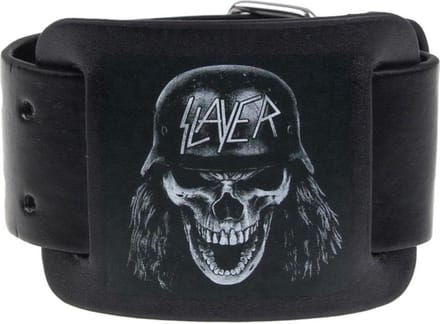 Slayer - Wehrmacht - Leren Polsband