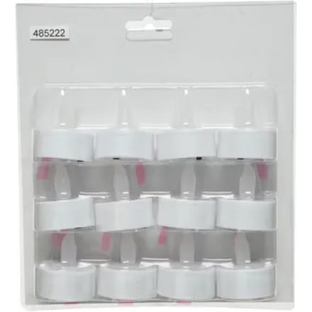 Decoris Led Theelicht - Flame - 4,6cm - Set Van 12