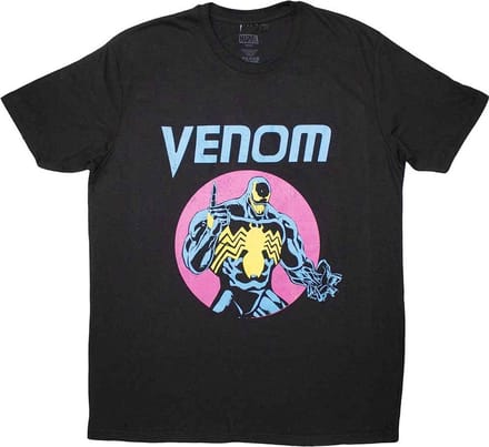 Marvel Venom - Purple Circle Heren T-shirt - M - Zwart