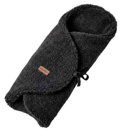 Dubbelzijdige wollen swaddle deken baby Zaffiro Nevada