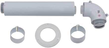 Vaillant Basis-aansluit-set 60/100 PP op overdruk gassysteem DN 100, 0020014989