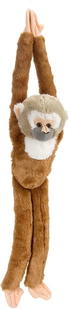Wild Republic knuffel Aap - pluche - bruin - 51 cm - doodshoofdaapje - knuffeldier