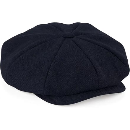 Beechfield 'Heritage Baker Boy Cap' Donkerblauw Maat S/M