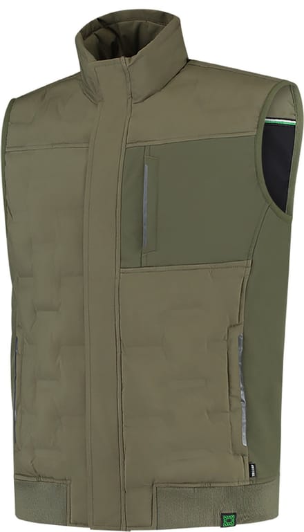 Tricorp Puffer Bodywarmer Rewear 402710 - Legergroen - 4XL