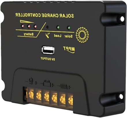 Zonne Laadregelaar - Energie Controller - Zonnepanelen Laden - Smart Charging Technologie - 20A 12V/24V - Zwart