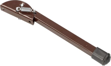 Deurstopper - Poorthouder - Deuren Vastzetten - Rubberen Antislipvoet - 20 cm Lengte - Bruin