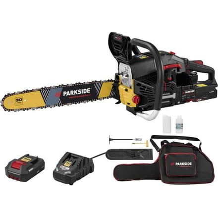PARKSIDE PERFORMANCE Benzine kettingzaag met elektrische start, 2,2 kW, Limited Edition