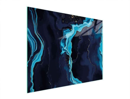 TMK ArtDeko - Snijplank Glas - 52x40 cm - Marmer Motief
