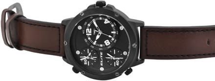 Elite Herenhorloge imitatieleer Mineralglas