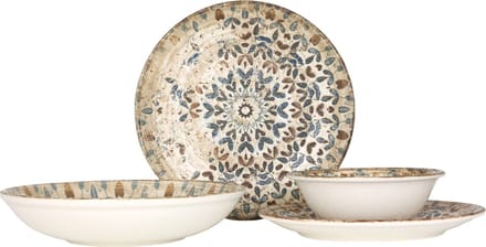 Rinart Serviesset (Large) - Aztec - 24 delig - 6 persoons - Porselein