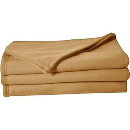 Plaids, deken Toison D'or Couverture polaire 220x240 cm beige