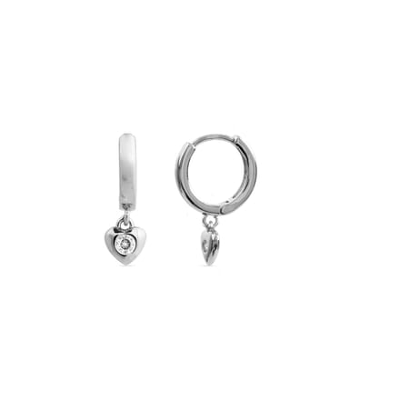 Luxenter Rhodium Plated Briljant Zirkonia Oorbellen - Award