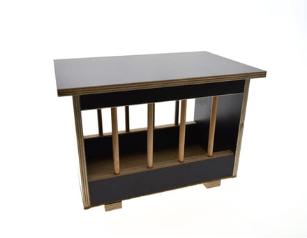 Wielink Voerbak met plastic binnenbak 103X18.5X19.5CM