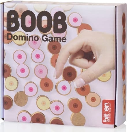 Bitten Design Borsten domino spel - Partygame met tieten om te spelen