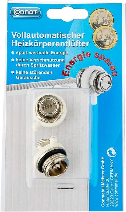 Automatische Radiator Ontluchter 1/2 Inch Set