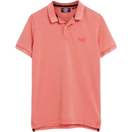 Superdry Vint Destroy Korte Mouw Poloshirt Roze S Man