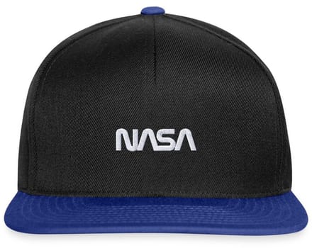 NASA Logo Klein Wit Borduurwerk Snapback cap