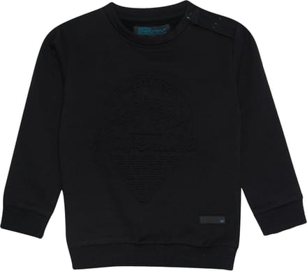 4PRESIDENT Sweater jongens - Black - Maat 80 - Jongens trui